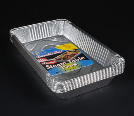 Durable Packaging International Aluminum Catering Club Pack Aluminum